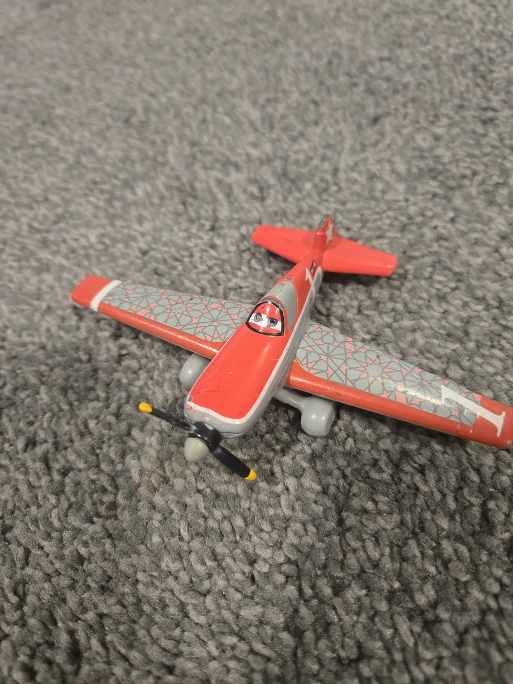 Mattel Disney Pixar Planes Vecihi Rare Collectable Die Cast Toy Red White Gray